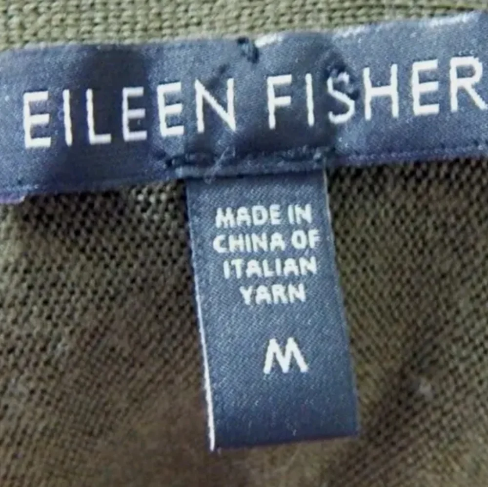 Eileen Fisher Merino Wool Open Cardigan
